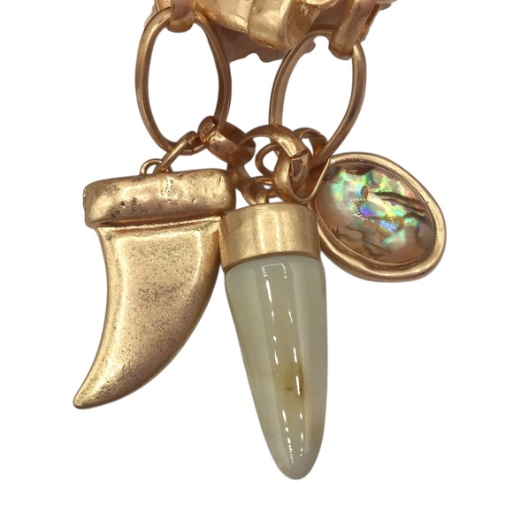 NWT Song of Style Gold Charm Necklace, Boho Talisman Pendant Necklace - Picture 14 of 15